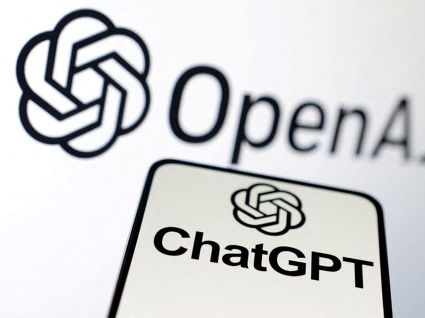 OpenAI and ChatGPT logos are seen in this illustration taken on Feb 3, 2023.