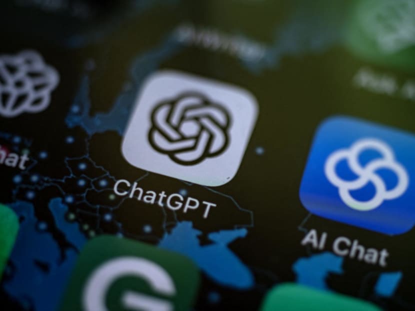 The artificial intelligence smartphone app ChatGPT.