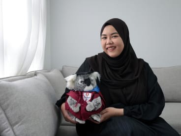 Ms Nurul Jalil (pictured) did a course with private education provider Kaplan and graduated with a bachelor of arts degree from Australia's Murdoch University. 