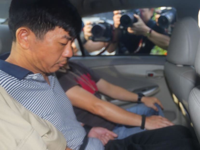 Boh Soon Ho (pictured) is on trial for strangling Zhang Huaxiang, 28, to death with a bath towel in his Circuit Road flat after she rejected his sexual advances.