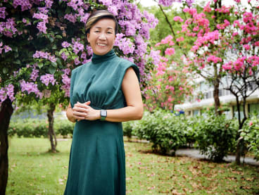 By educating students and staff about sustainability, universities can cultivate change agents, says Prof May Tan-Mullins, JCU’s dean international and chief sustainability officer. Photo: Mediacorp Studio 3