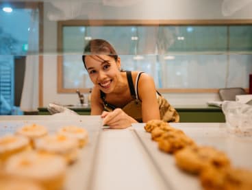 Former home baker Lee Su Fang, 27, says opening her own shop is the hardest thing she has ever done, but she does not regret her decision one bit.