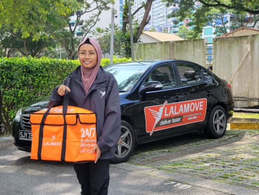 Despite her initial scepticism, Juliana Jorimi quickly found a sense of empowerment working as a delivery driver to provide for her kids.