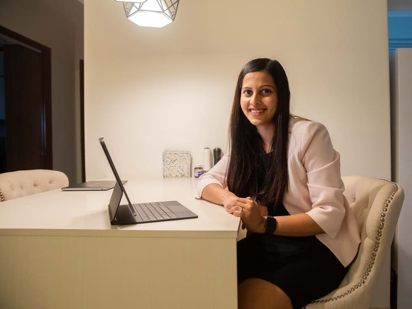 As she often remains sitting all day long at work, the author (pictured) wanted to improve her fitness by waking up at 5am every day for a half-hour run and cutting all sugar from her junk food-heavy diet. Despite being a determined person, she struggled to do so.