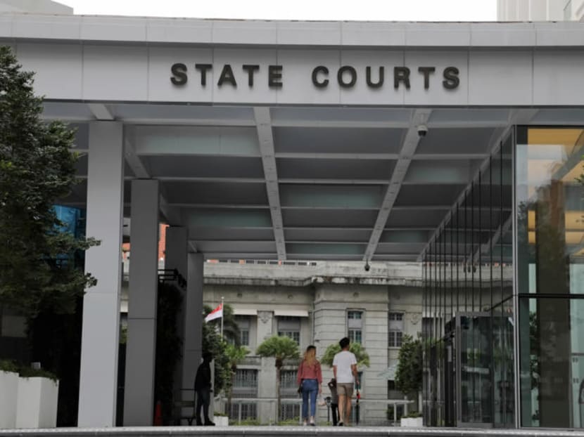 A view of the State Courts building in Singapore.